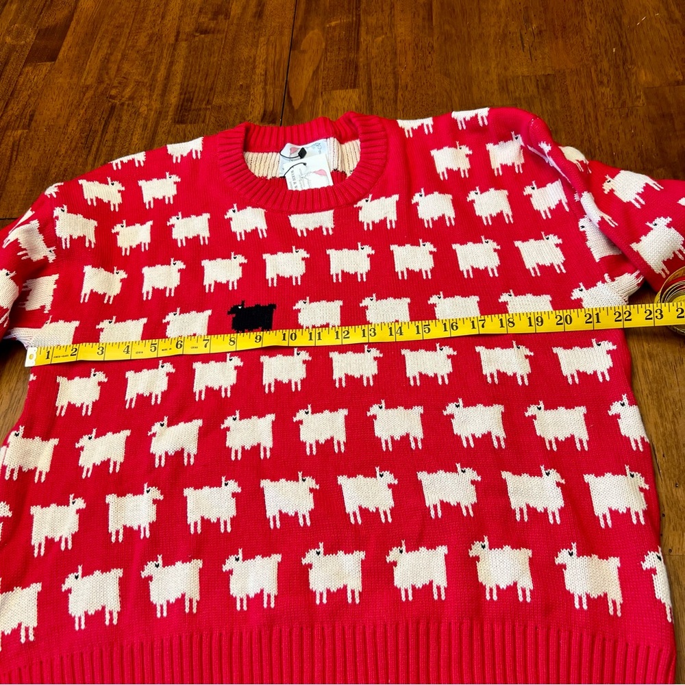 Rowing Blazers x Warm & Wonderful Women’s Diana Edition Sheep Sweater NWT XXL - Picture 5 of 11